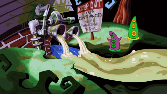 Первые скриншоты переиздания культовой Day of the Tentacle Remastered