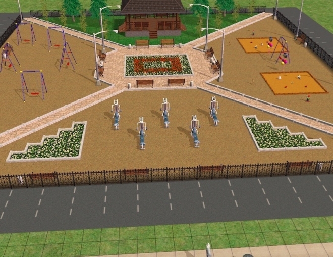 Дизайн-проекты улиц и дворов Ленобласти сделали в Sims 2