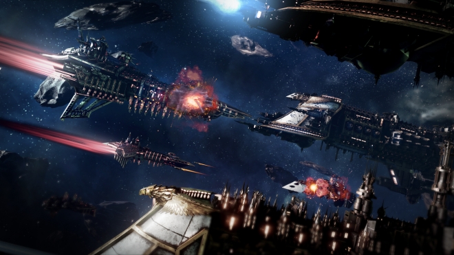 Вышло видео про флотилии в Battlefleet Gothic: Armada 2