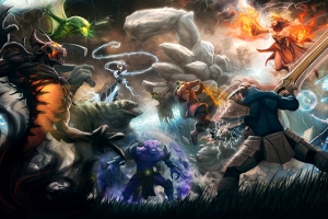 Персонажи League of Legends и Dota 2 сойдутся на одной арене
