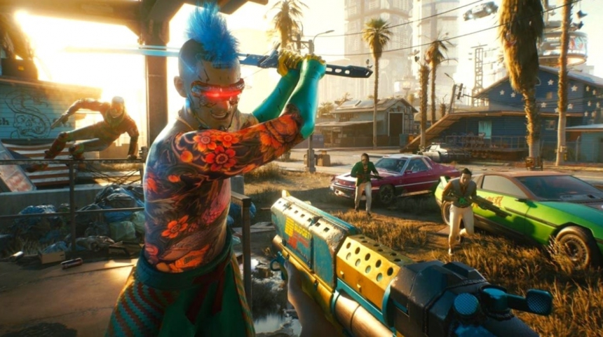 Геймеры смогут пройти Cyberpunk 2077 в стиле GTA