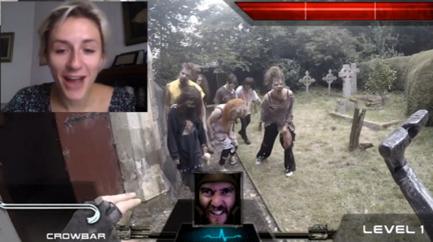 Зомби-шутер в церковном саду