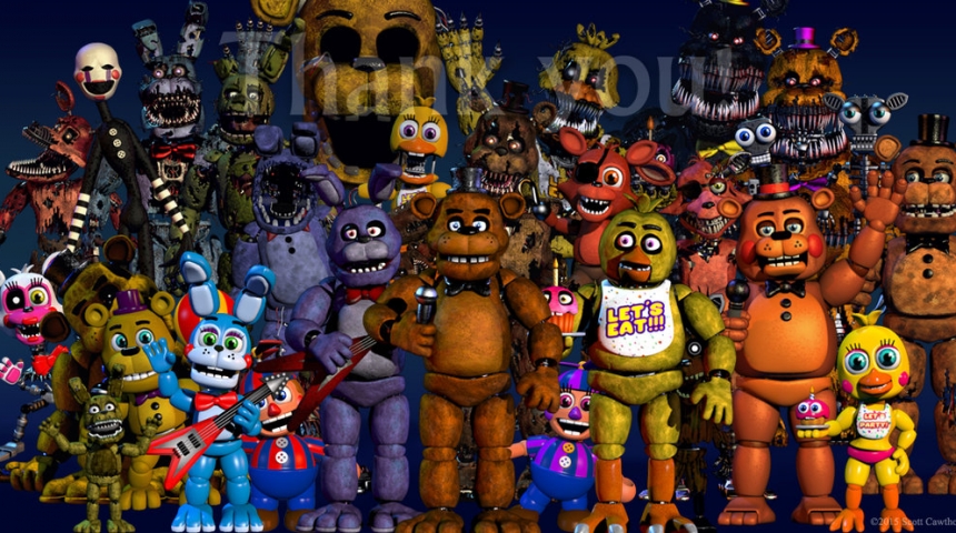 Следующая игра в серии Five Nights at Freddy's будет RPG