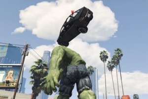 Фанаты GTA 5 добавили в игру Халка