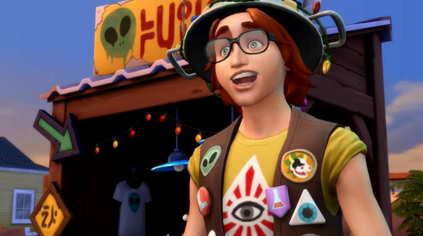 В The Sims 4 «Стрейнджервиль» появится таинственный игровой набор