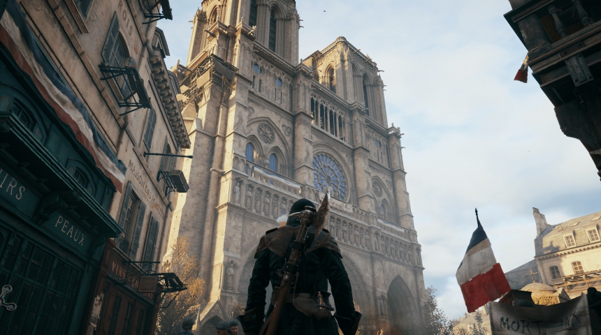 Assassin's Creed Unity не сможет помочь восстановить Нотр-Дам-де-Пари