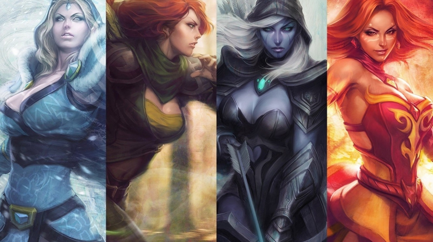 Исследование показало, что девушки в Dota 2 совершенствуются быстрее
