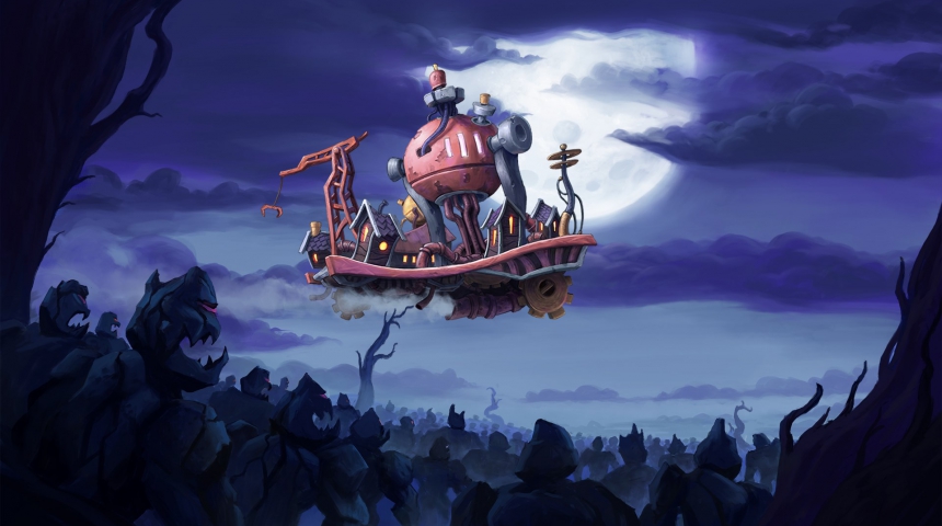 Мечты о летающем городе и апокалипсис: анонс Dream Engines: Nomad Cities