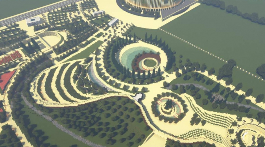 Модель Краснодара воссоздана 14-летним геймером в Minecraft