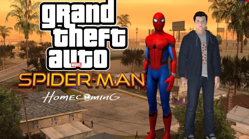 В GTA: San Andreas вскоре появится Человек-Паук