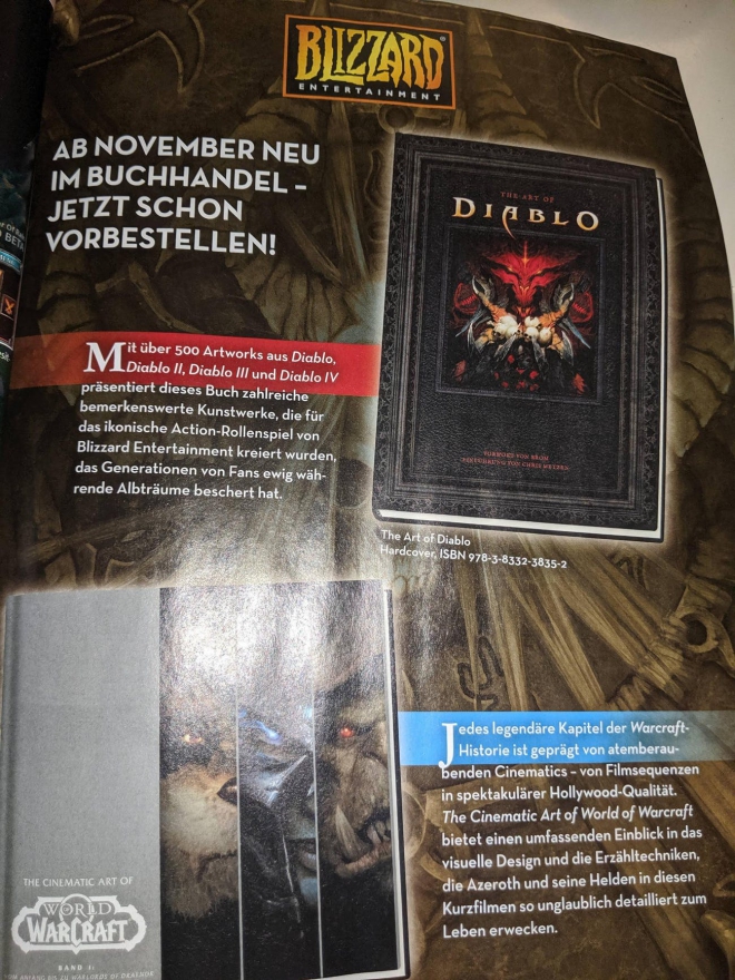 О Diablo IV упомянули в рекламе артбука